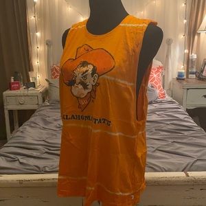 Venley Oklahoma state OSU muscle cut shirt
